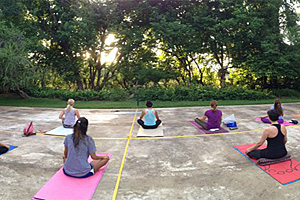 yoga meditation group